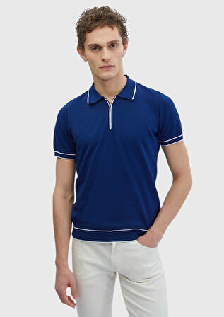 Lacivert Polo Yaka %100 Pamuk Triko