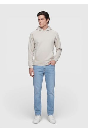 Taş Kapüşonlu Düz Sweatshırt