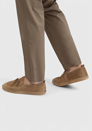 Vizon Düz Dokuma Jogging Fit Casual Pantolon