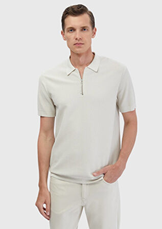 Taş Polo Yaka Jakarlı Triko