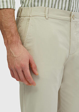 Taş Düz Dokuma Jogging Fit Casual Pamuk Karışımlı Pantolon