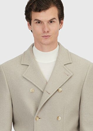 Vizon Regular Fit Kruvaze Yaka Casual Dokuma Kaban