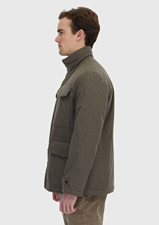 Haki Regular Fit Spor Ceket