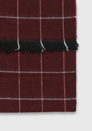 Bordo %65 Akrilik ,%35 Yün Kaşkol