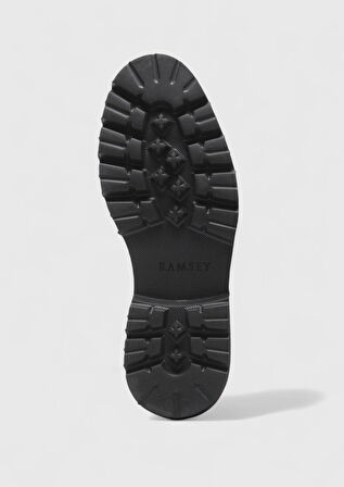 Siyah Deri Casual Ayakkabı