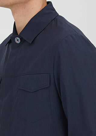 Lacivert Gömlek Ceket