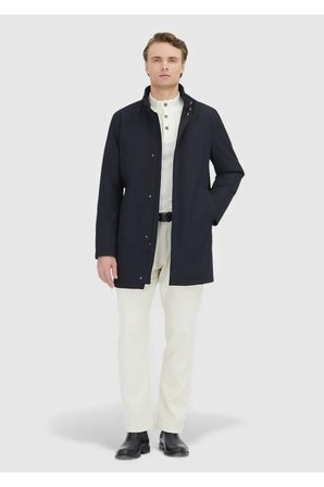 Lacivert Regular Fit Dik Yaka Casual Dokuma Kaban