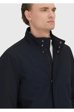Lacivert Regular Fit Dik Yaka Casual Dokuma Kaban