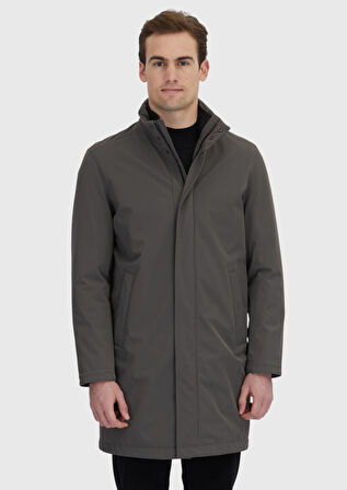 Kahverengi Regular Fit Dik Yaka Casual Dokuma Kaban