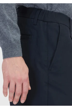 Siyah Düz Dokuma Jogging Fit Casual Pamuk Karışımlı Pantolon