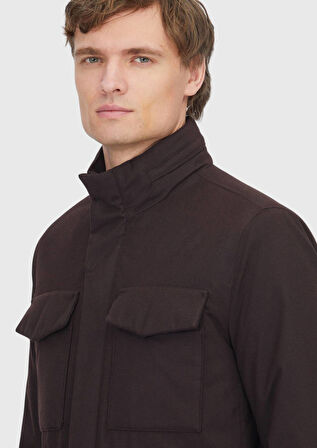 Bordo Regular Fit Spor Ceket