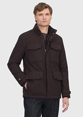 Bordo Regular Fit Spor Ceket