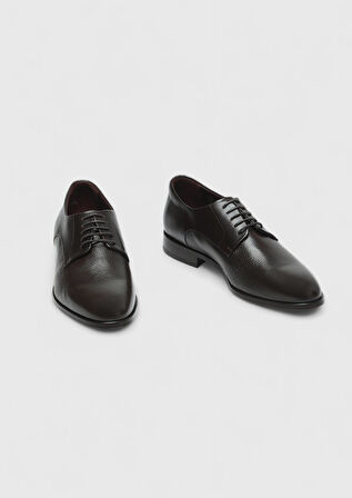 Kahverengi Deri Klasik Ayakkabı