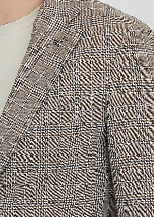 Vizon Düz Zeroweight Slim Fit Yün Karışımlı Ceket