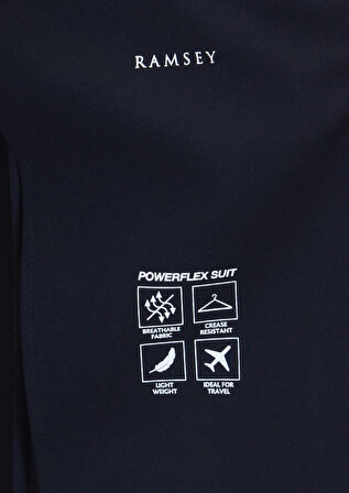 Siyah Düz Comfort Fit Örme Takım Elbise