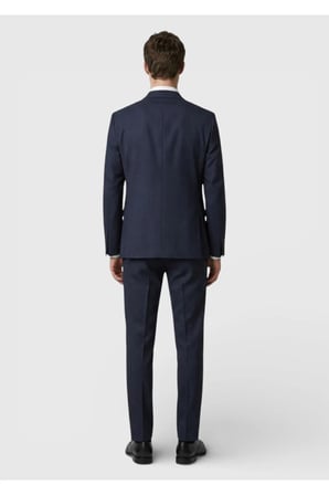 antrasit kareli zeroweight slim fit  yün takım elbise