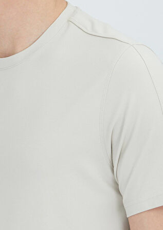 Taş Düz Bisiklet Yaka T-Shirt