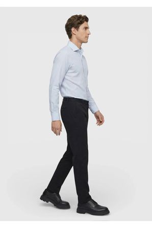 Lacivert Düz Dokuma Jogging Fit Casual Pantolon