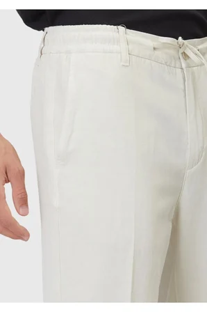 Taş Düz Dokuma Jogging Fit Casual Pamuk Karışımlı Pantolon