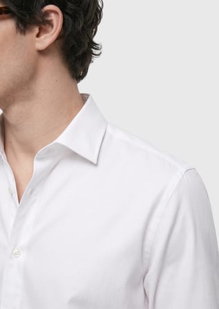Taş Düz Casual Fit Uzun Dokuma Casual %100 Pamuk Gömlek