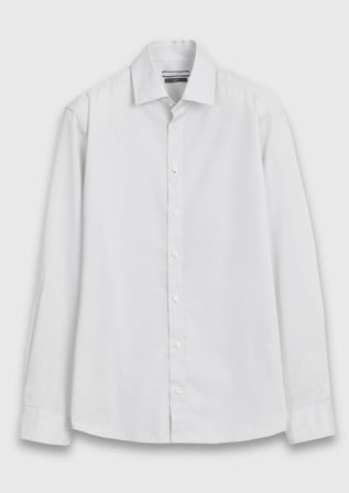 Taş Düz Casual Fit Uzun Dokuma Casual %100 Pamuk Gömlek