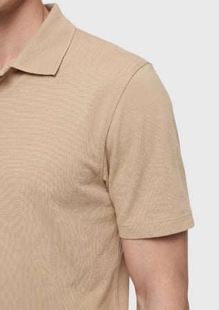 Açık Sarı Düz %100 Pamuk T-Shirt