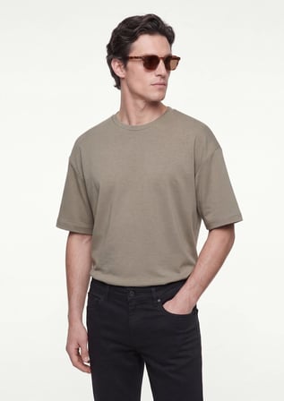 Haki Düz Sweatshırt