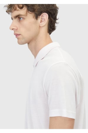 Pembe Düz Pamuk Karışımlı T-Shirt
