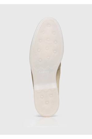 Sarı Süet Casual Loafer