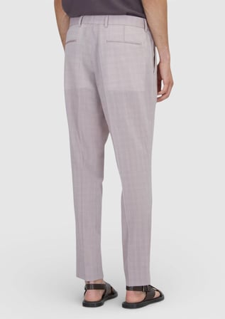 Pembe Dokuma Regular Fit Casual Yün Karışımlı Pantolon