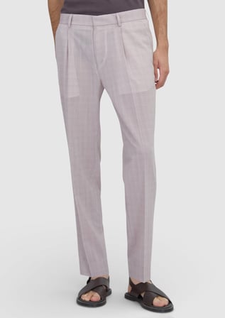 Pembe Dokuma Regular Fit Casual Yün Karışımlı Pantolon