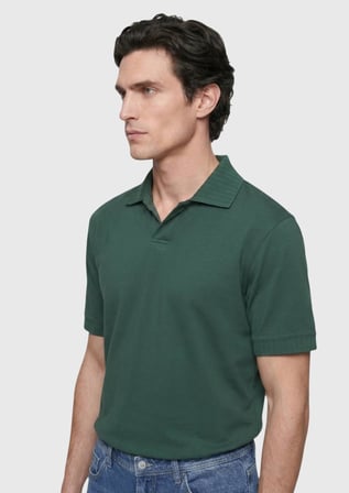Koyu Haki Düz T-Shirt