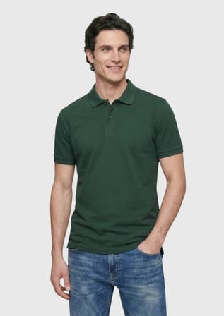 Koyu Haki Düz T-Shirt