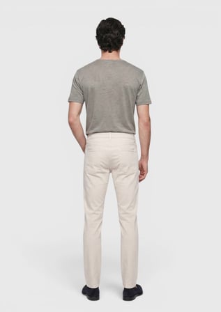 Taş Düz Dokuma Slim Fit Casual Pamuk Karışımlı Pantolon