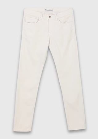 Taş Düz Dokuma Slim Fit Casual Pamuk Karışımlı Pantolon