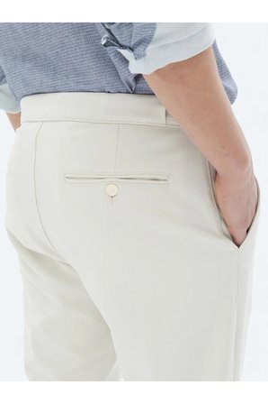 Bej Dokuma Loose Fit Casual Pantolon