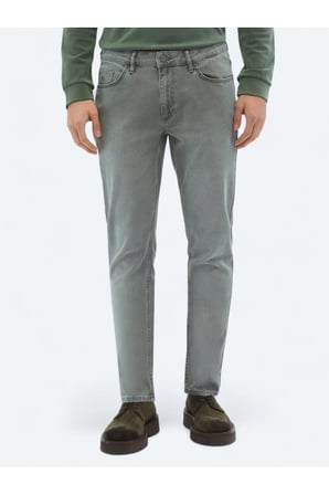 Vizon Slim Fit Denim Pamuk Karışımlı Pantolon