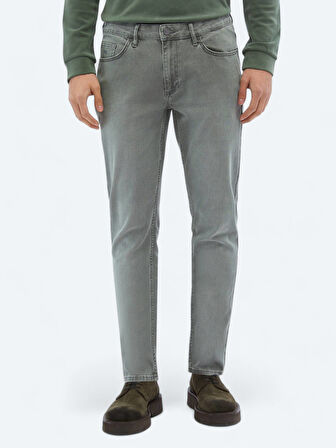 Vizon Slim Fit Denim Pamuk Karışımlı Pantolon