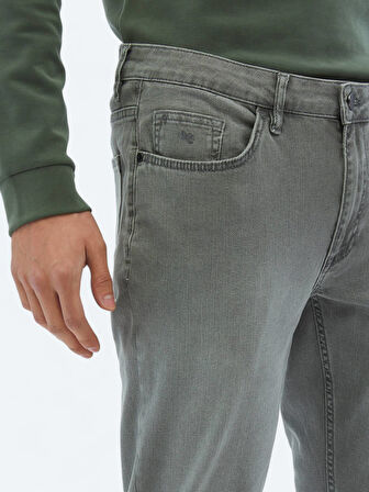 Vizon Slim Fit Denim Pamuk Karışımlı Pantolon