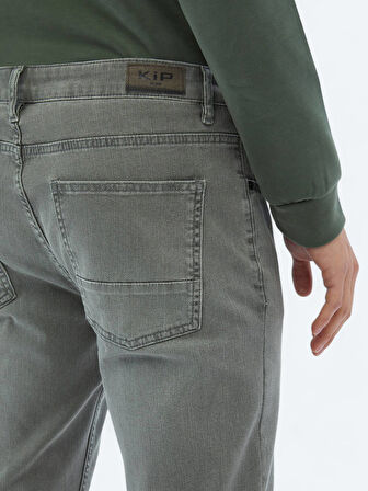 Vizon Slim Fit Denim Pamuk Karışımlı Pantolon