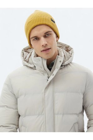 Taş Regular Fit Casual Dokuma Mont