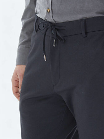 Lacivert Örme Jogging Fit Casual Pantolon