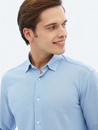 Mavi Regular Fit Casual Pamuk Karışımlı Gömlek