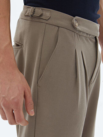 Vizon Dokuma Carrot Fit Casual Pantolon