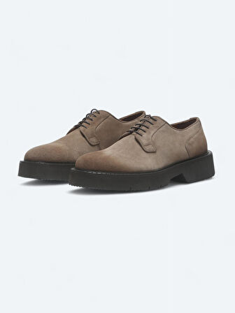 Vizon Süet Smart Casual Ayakkabı