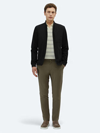 Siyah Regular Fit Spor Ceket