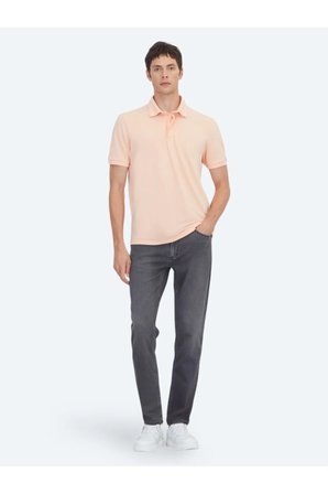 Pembe Düz %100 Pamuk T-Shirt