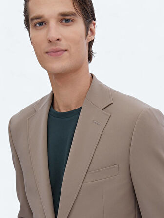 Vizon Düz Modern Fit Kırışmayan Takım Elbise