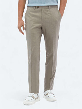 Vizon Düz Dokuma Fitted Fit Klasik Pantolon