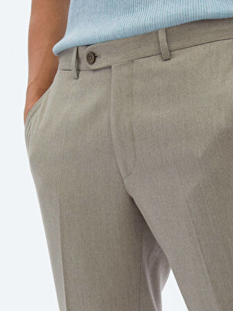 Vizon Düz Dokuma Fitted Fit Klasik Pantolon